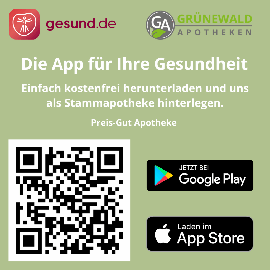 gesund.de_Preis-Gut Apotheke Bestellapp mit QR Code zum Download